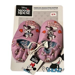 Disney Minnie Mouse Slippers Toddler Girls Size 5